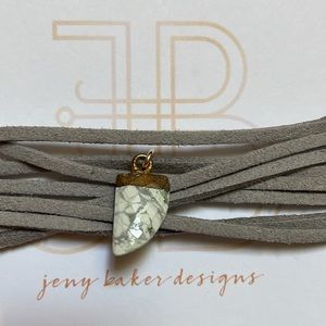 Suede Wrap Necklace